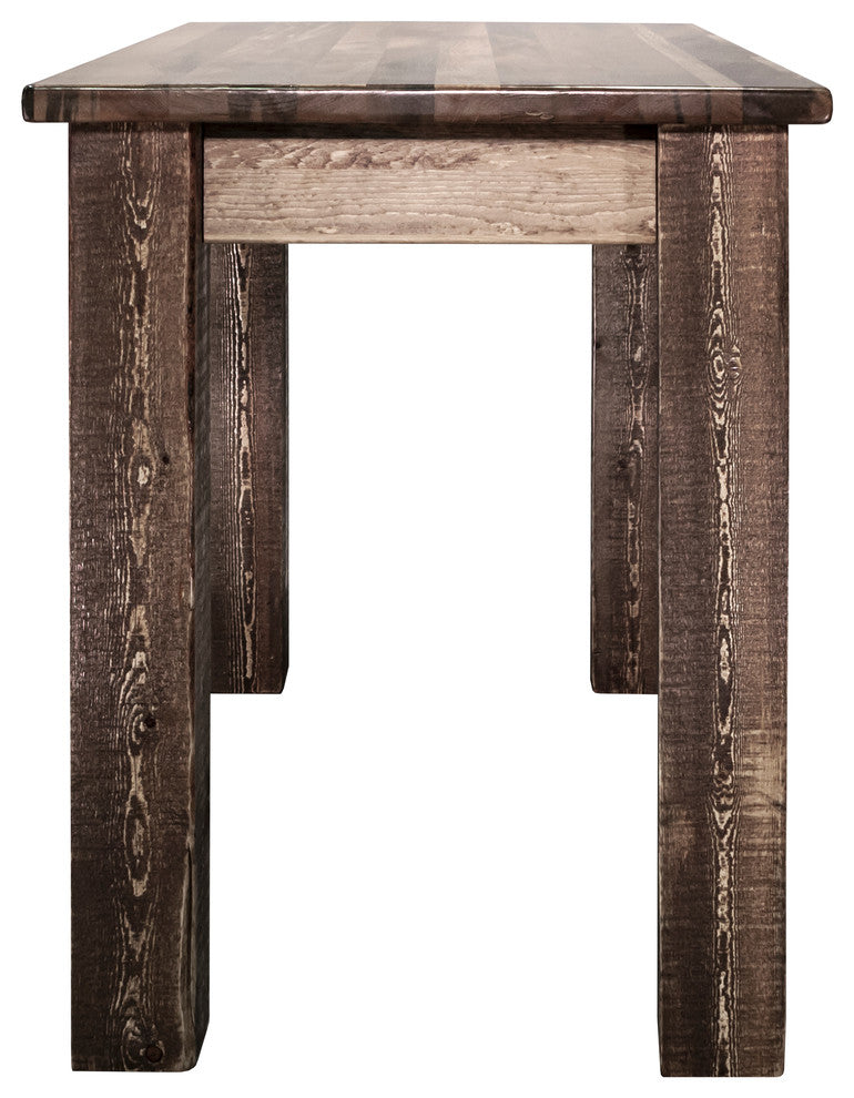 Homestead Collection Writing Desk, Stain and Clear Lacquer Finish