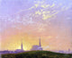 Caspar David Friedrich Abend Wrapped Canvas