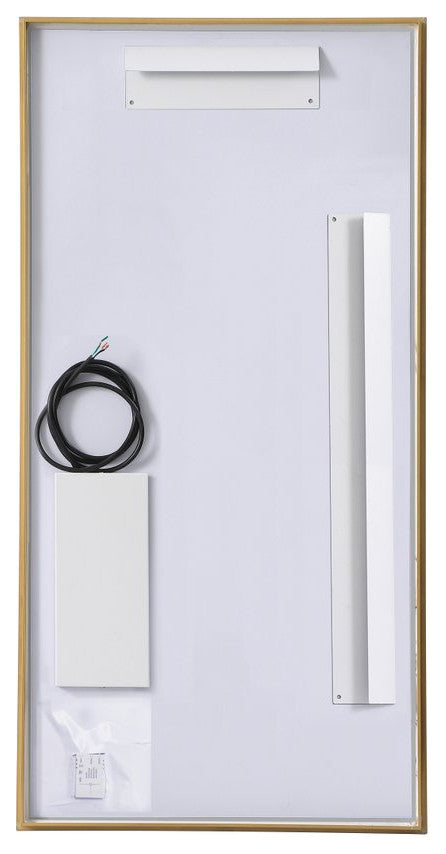 Modern Brass Led Mirror