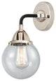 Beacon Sconce, Black Polished Nickel, Seedy, Seedy