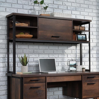 Briarbrook Computer Desk Hutch Barrel Oak