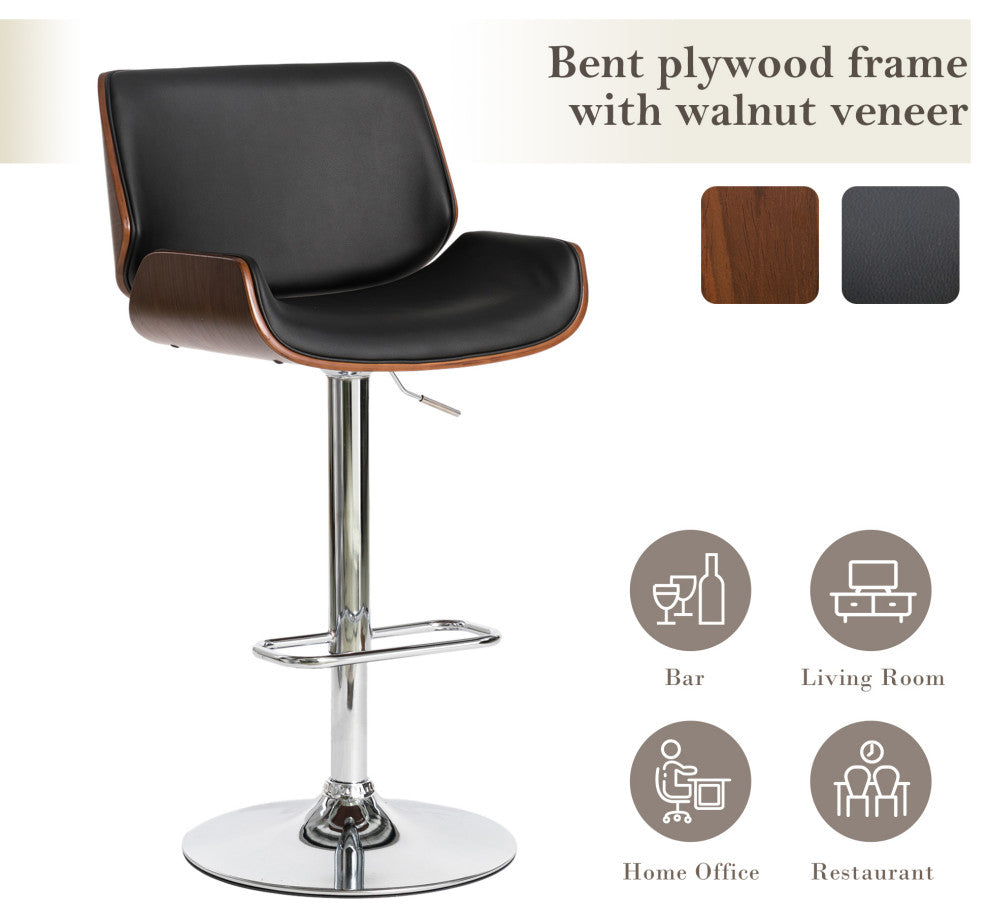 Set of 3 Pub Table Set, 1 Tabel and 2 Stools, Coffee