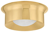 Hudson Valley Noxon Flush Mount 13.75", Aged Brass