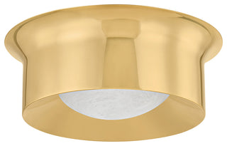 Hudson Valley Noxon Flush Mount 13.75", Aged Brass