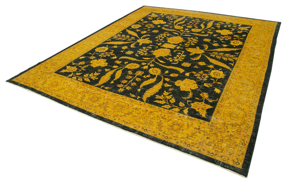 Rug N Carpet - Handwoven Oriental 9' 5" x 11' 5" Decorative Oushak Area Rug