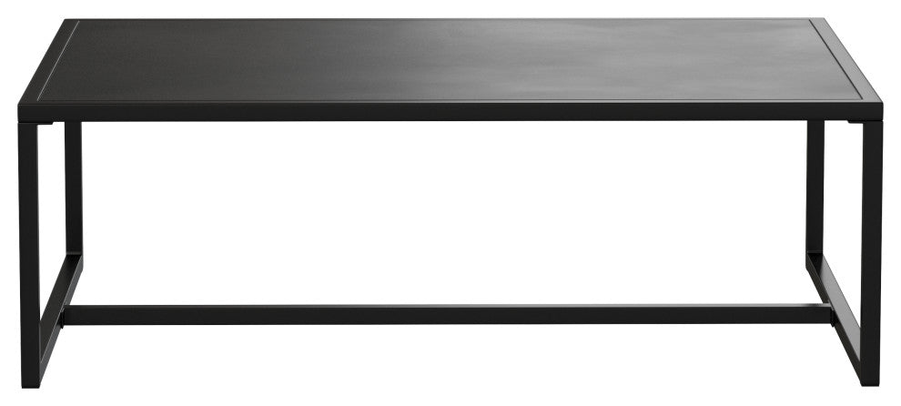 Outdoor Patio Coffee Table, Black