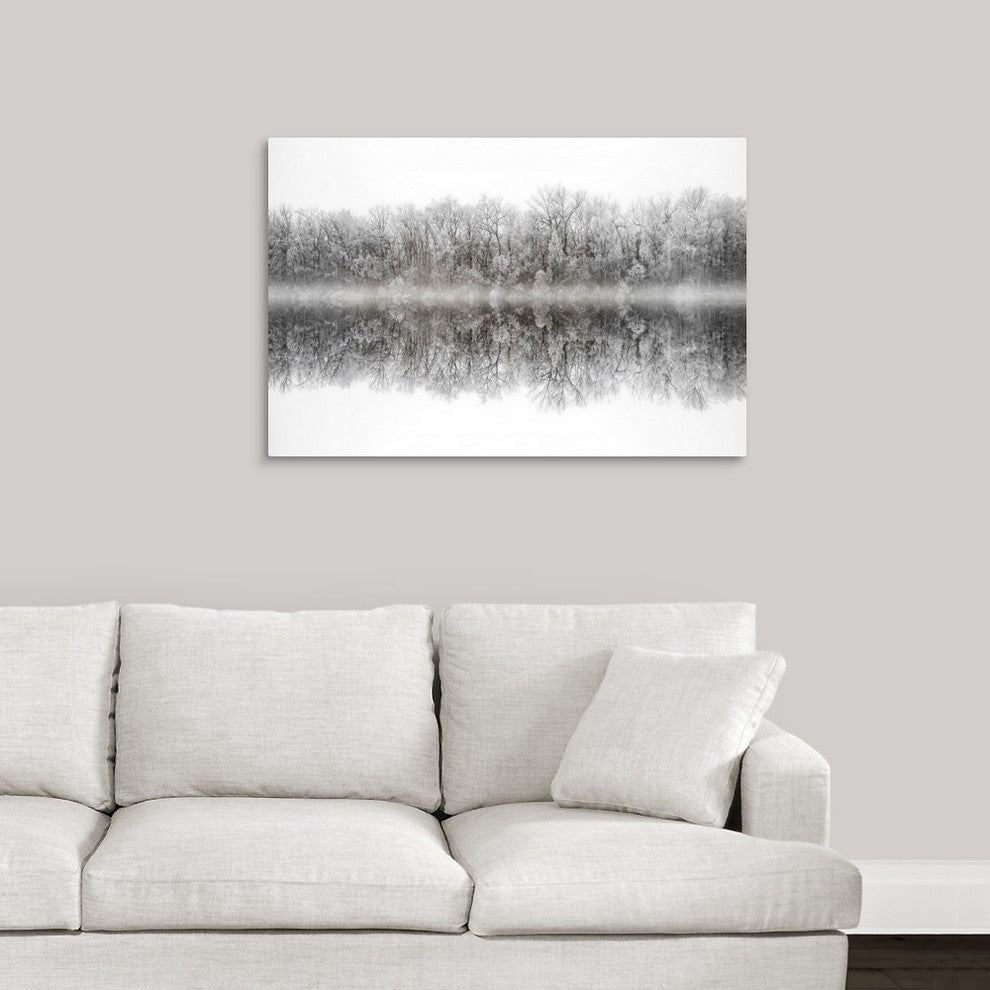 "White Purity" Wrapped Canvas Art Print, 36"x24"x1.5"