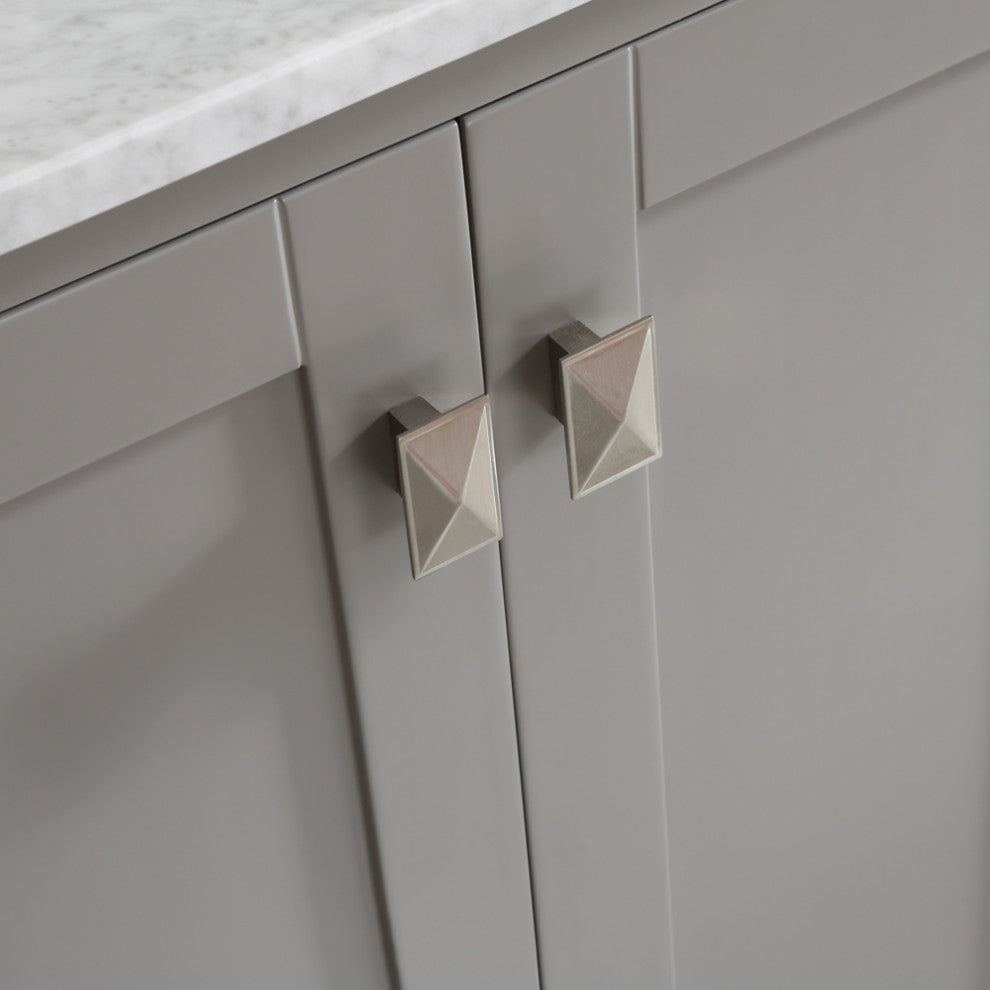 Gela Single Vanity, Gray, 48", Without Mirror