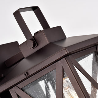 CHLOE Lighting LAWRENCE Transitional 1-Light Oil Rubbed Bronze Outdoor Sconce
