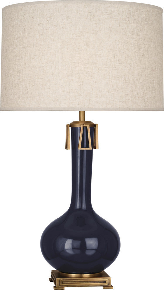 Athena Table Lamp, Midnight Blue