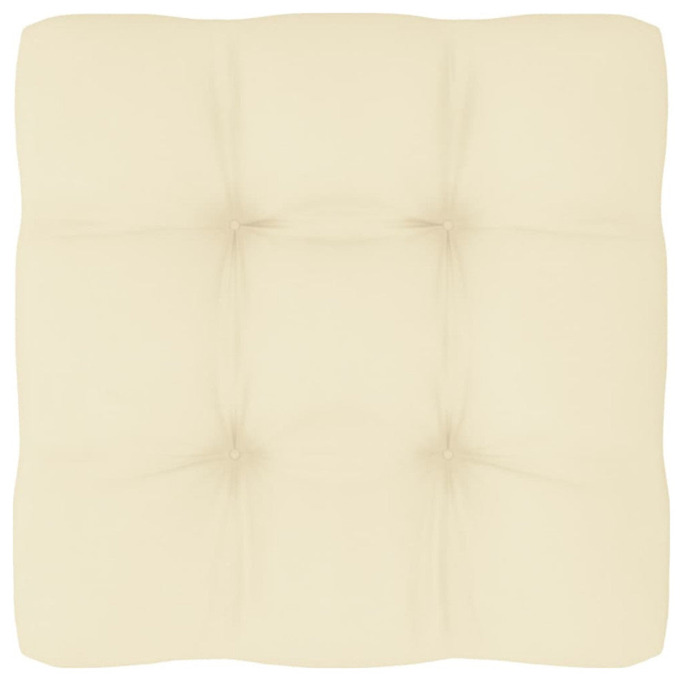 Vidaxl Pallet Sofa Cushion Cream 31.5"x31.5"x4.7"