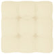 Vidaxl Pallet Sofa Cushion Cream 31.5"x31.5"x4.7"