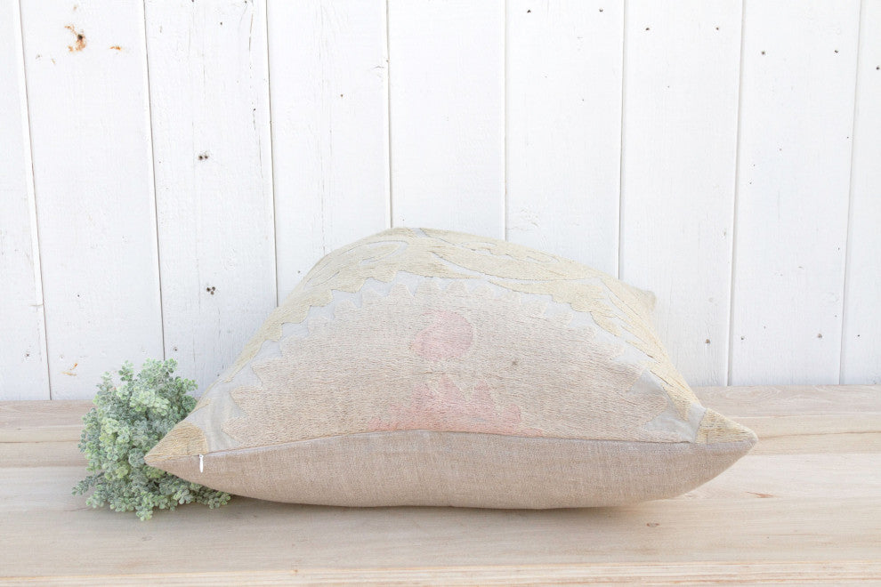Nomadic Large Vintage Suzani Pillow