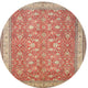 Ahgly Company Indoor Round Traditional Area Rugs, 4' Round