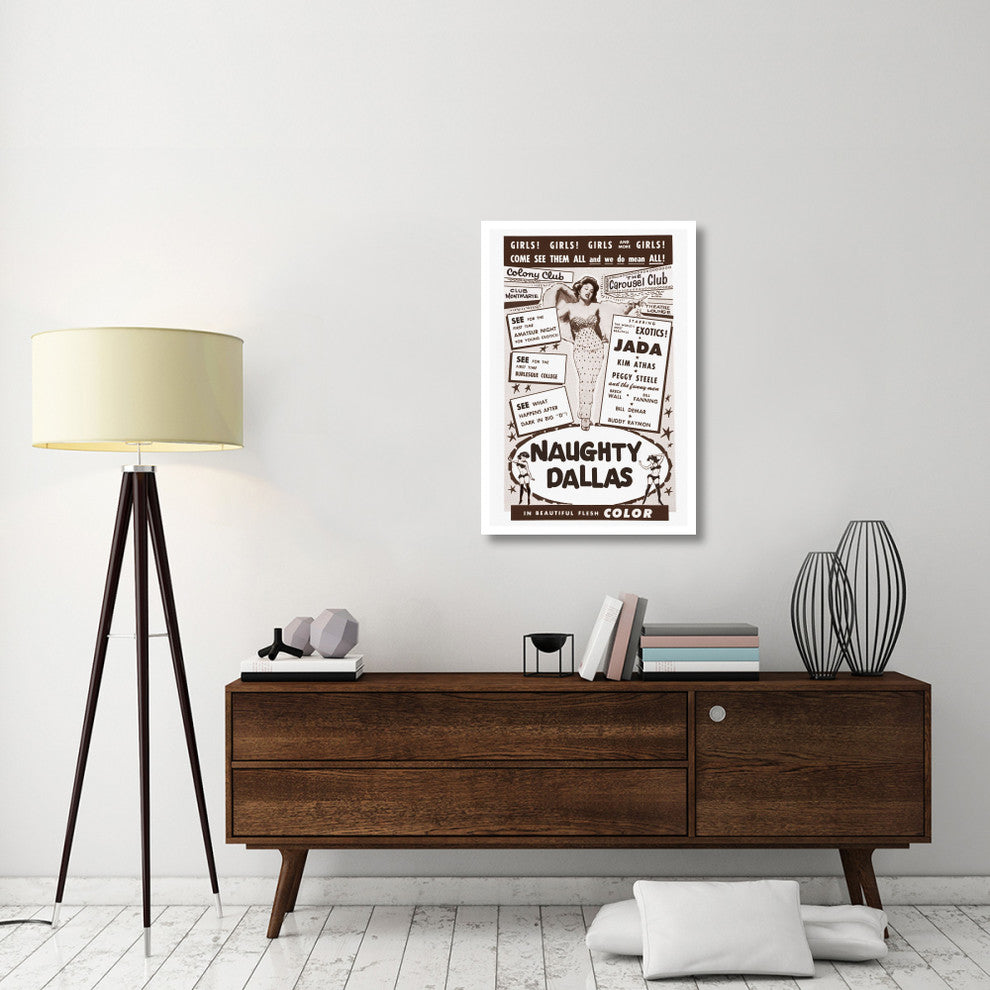 "Vintage Vices: Naughty Dallas" Digital Paper Print by Vintage Vices, 26"x38"
