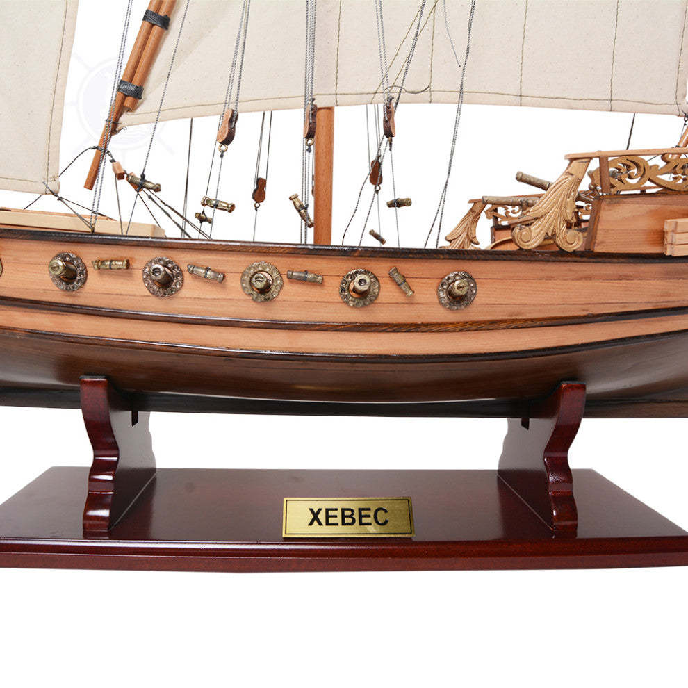 Xebec Wooden Handcrafted boat model