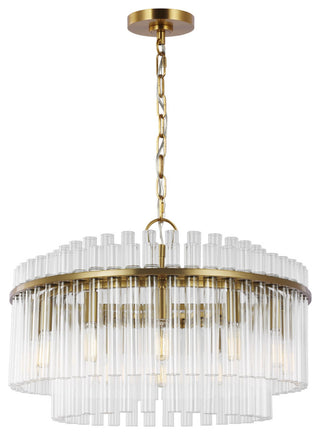 Beckett Medium Chandelier, Burnished Brass