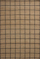 Chris Loves Julia x Loloi Fletcher Natural / Black 2'-6" x 7'-6" Runner Rug