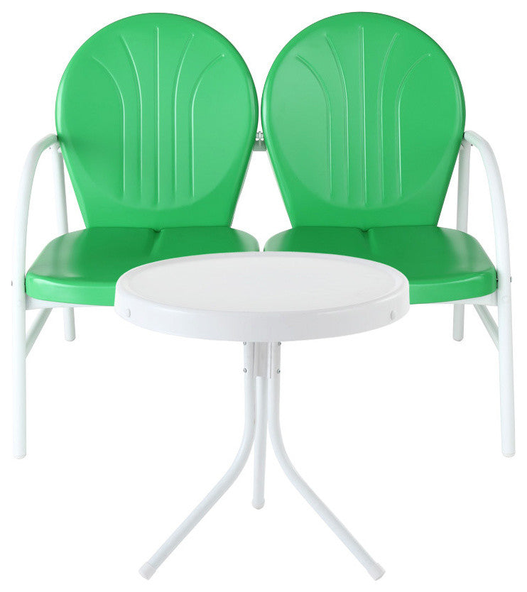 Griffith 2-Piece Metal Outdoor Conversation Seating Set