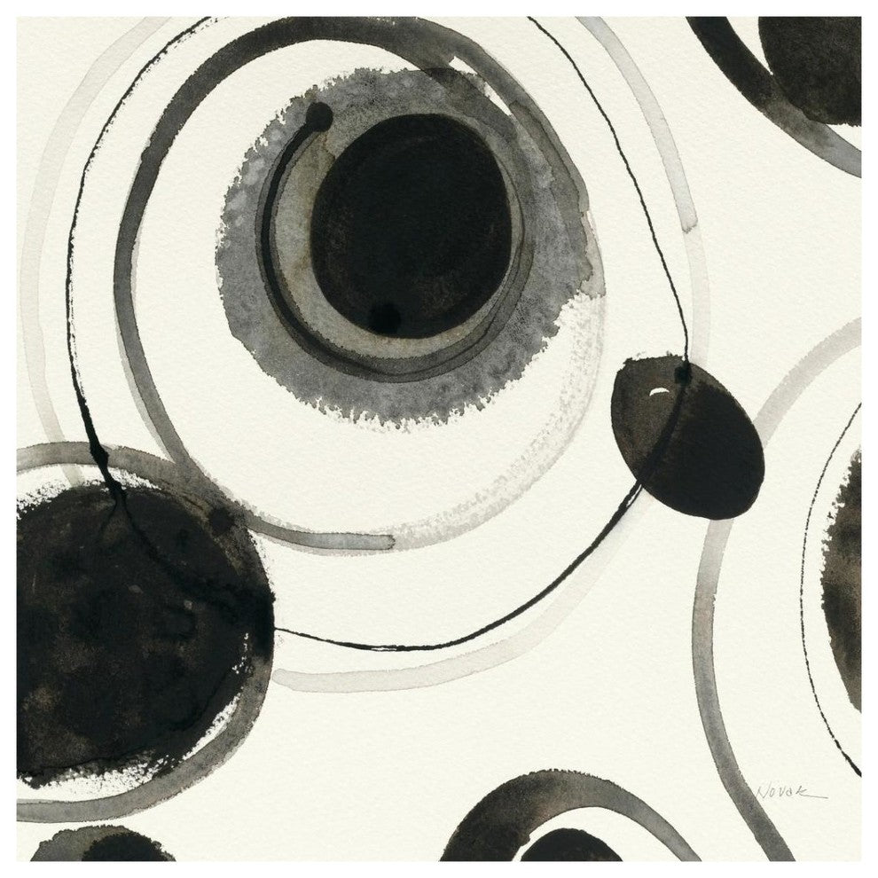 "Planetary II" Digital Paper Print by Shirley Novak, 38"x38"