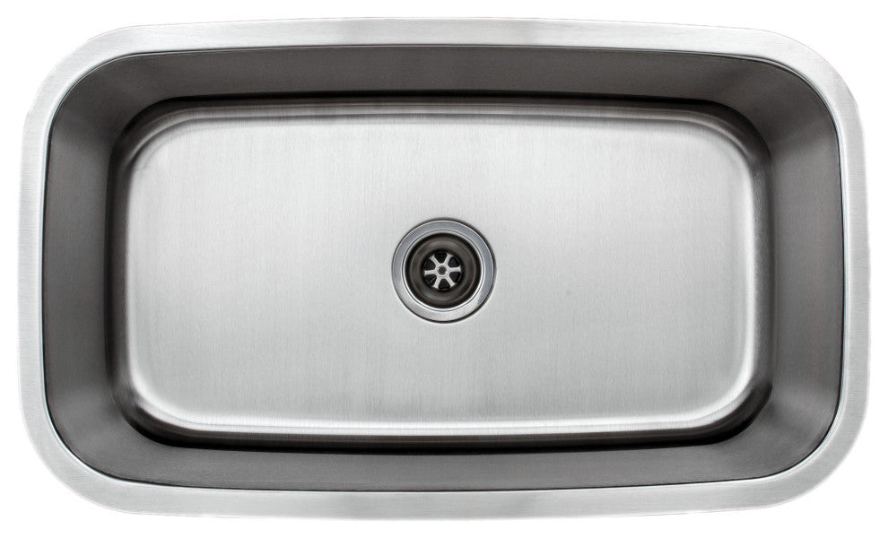 Wells Sinkware 31-inch Single Bowl Sink Pack, 10 Inches Deep, Sink Only