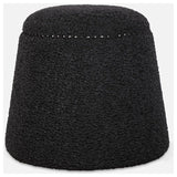 Uttermost 23575 Gumdrop 18"W Pouf - Black