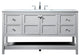 Elegant VF16460GR 60"Single Bathroom Vanity, Gray