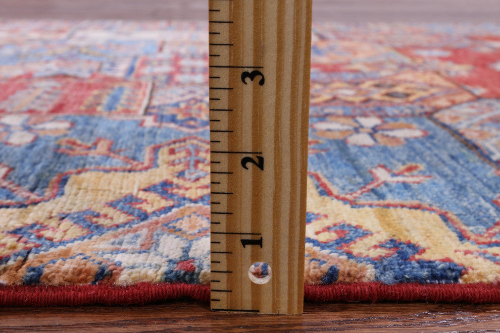 Super Kazak Handmade Wool Rug 2' 9" X 3' 11" Q7485
