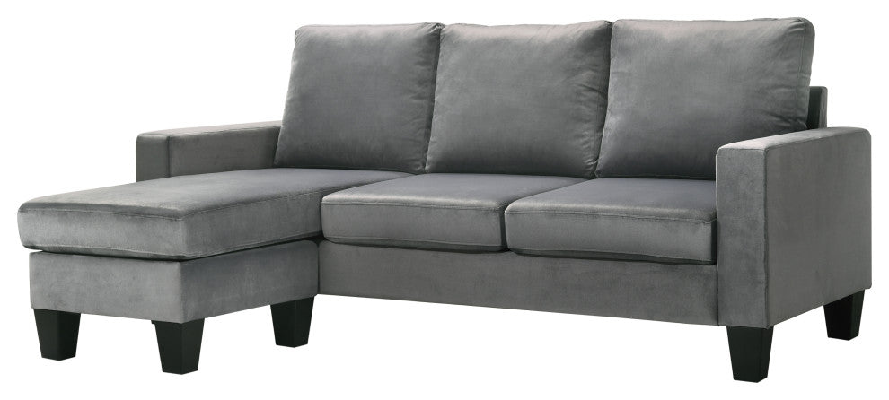 Jessica Sofa Chaise, Gray