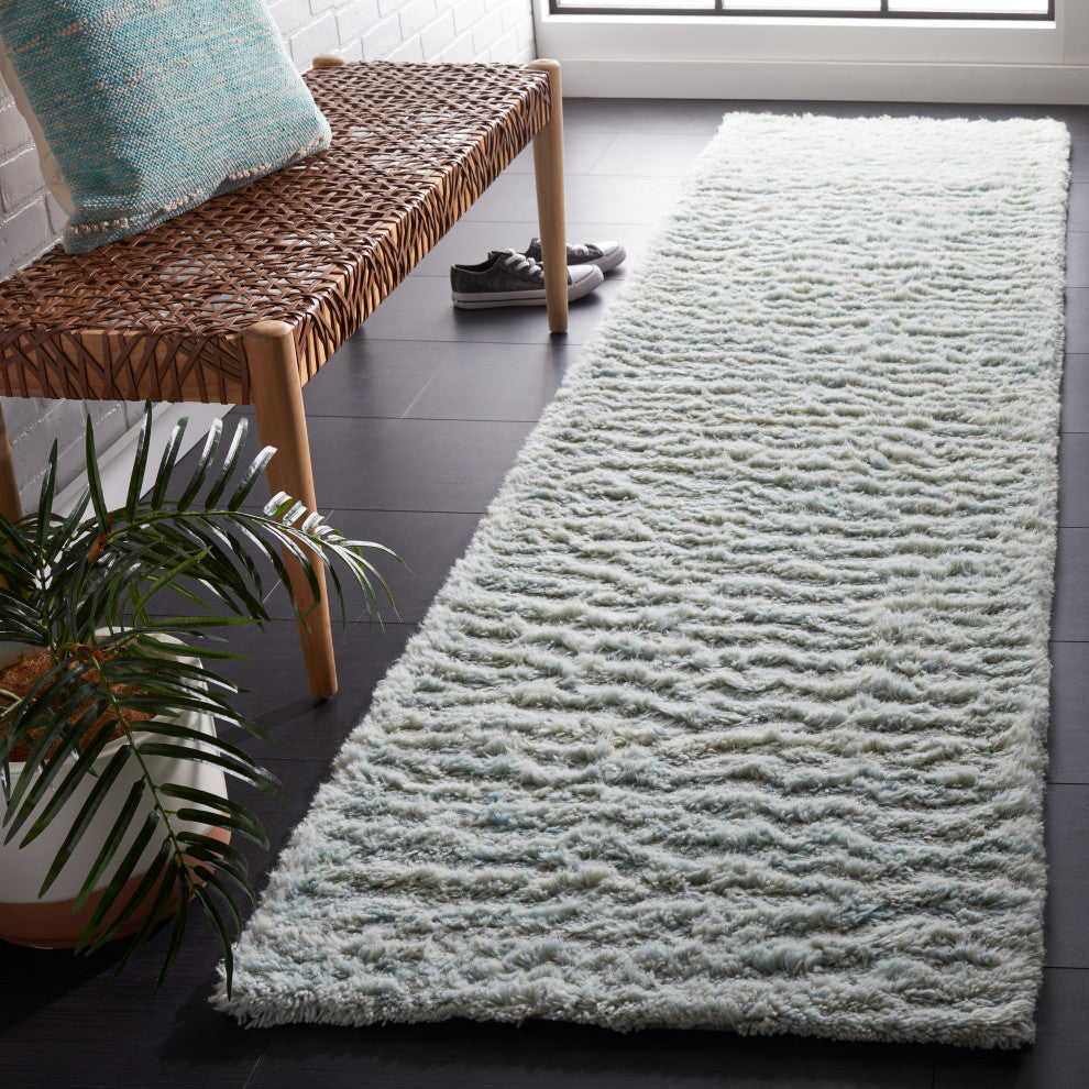 Safavieh Casablanca Collection CSB702M Rug, Light Blue, 2'3" x 9'