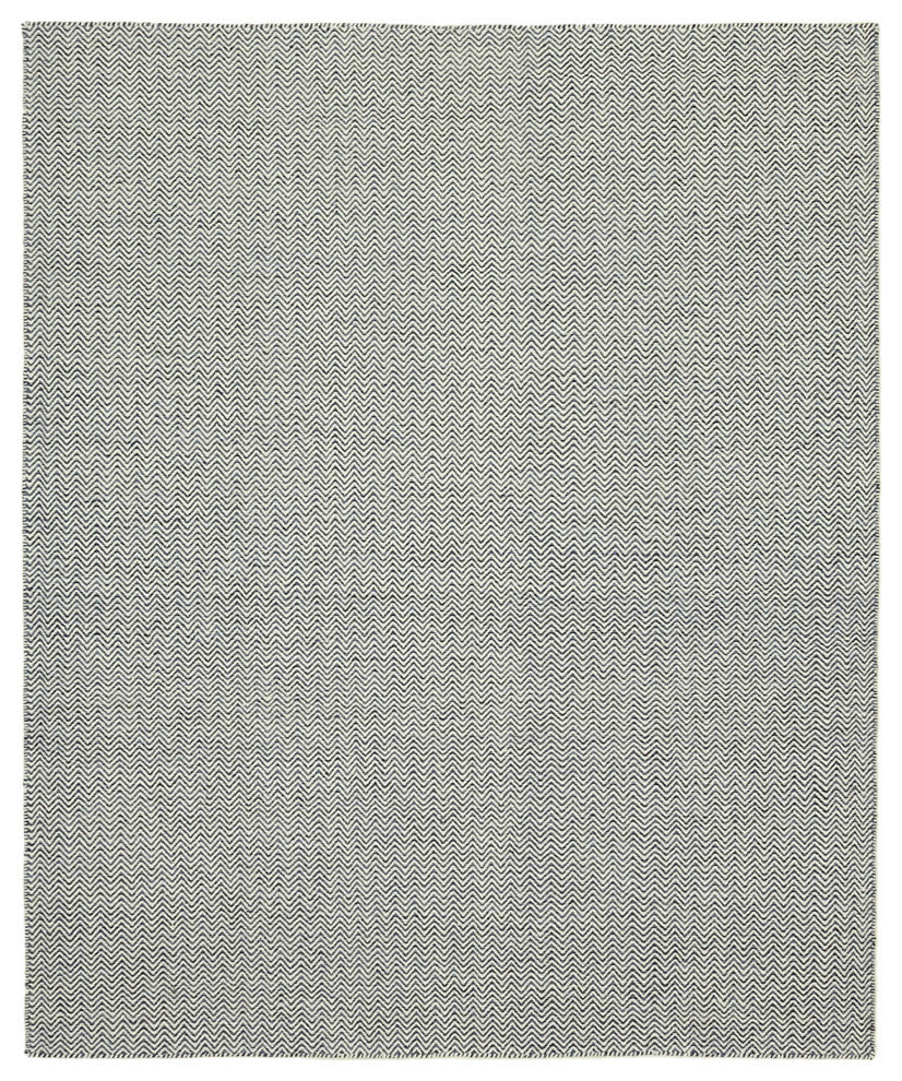 Rug N Carpet - Handmade Modern Design 8' 1'' x 10' 0'' Wool Unique Kilim Rug
