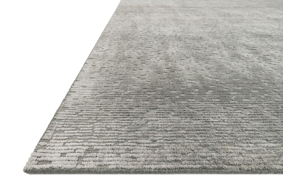 Beige Neutral Feel-Good Texture Ollie Area Rug, Gray, 2'x3'