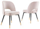 Rouse Performance Velvet Dining Side Chairs, Set of 2 Pink