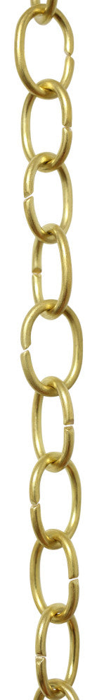 RCH Hardware Brass Loop Chandelier Chain, Various Finishes, Polished Brass, U18