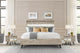 Bridges 3-Piece King Bedroom Set, Two-Tone Acacia Wood