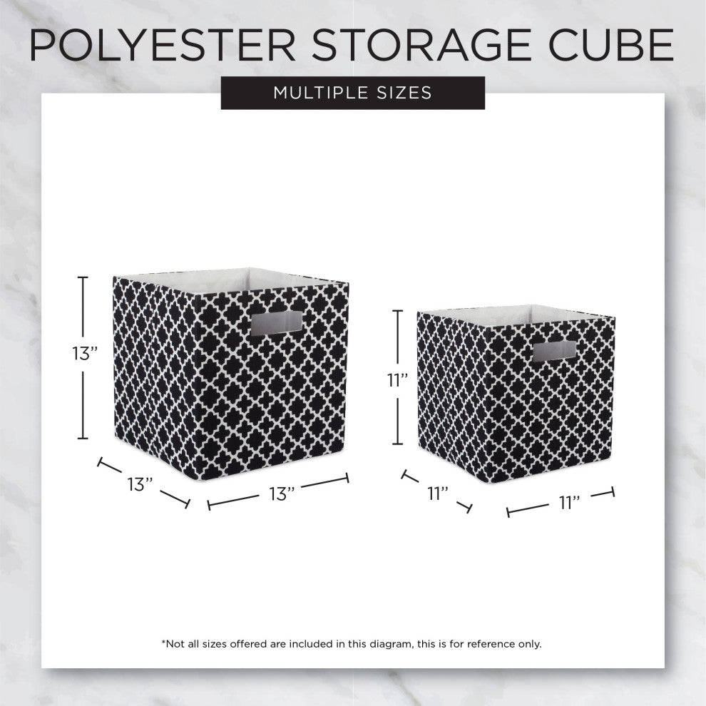 DII Nonwoven Polyester Cube Square 11x11x11 Set of 4