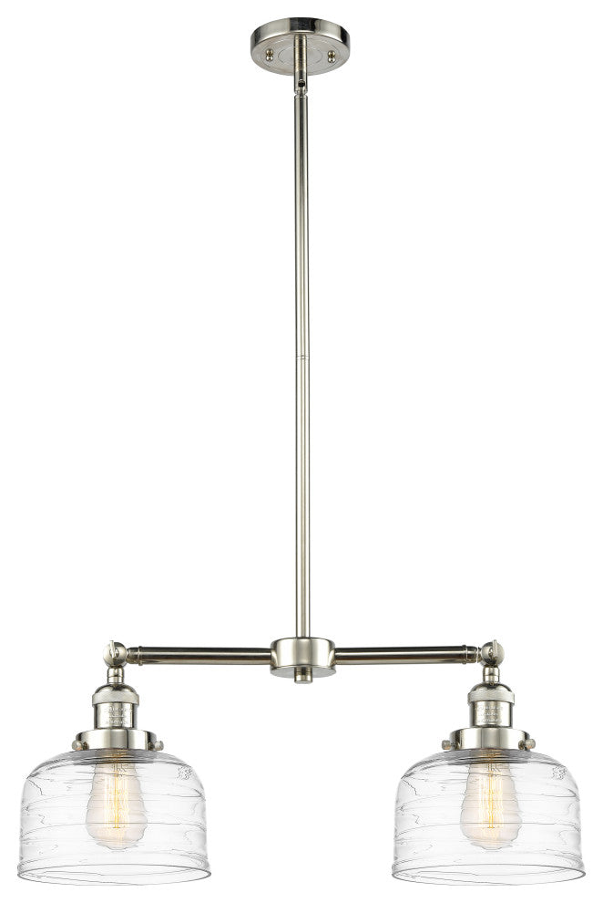 INNOVATIONS 209-PN-G713-LED 2-Light Island Light Polished Nickel
