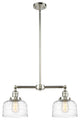 INNOVATIONS 209-PN-G713-LED 2-Light Island Light Polished Nickel