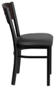 Black Restaurant Chair, Black