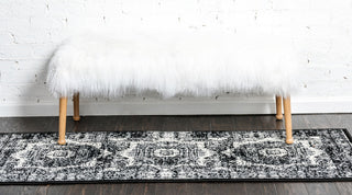 Unique Loom Light Gray Lygos Imperial 2' 0 x 6' 0 Runner Rug