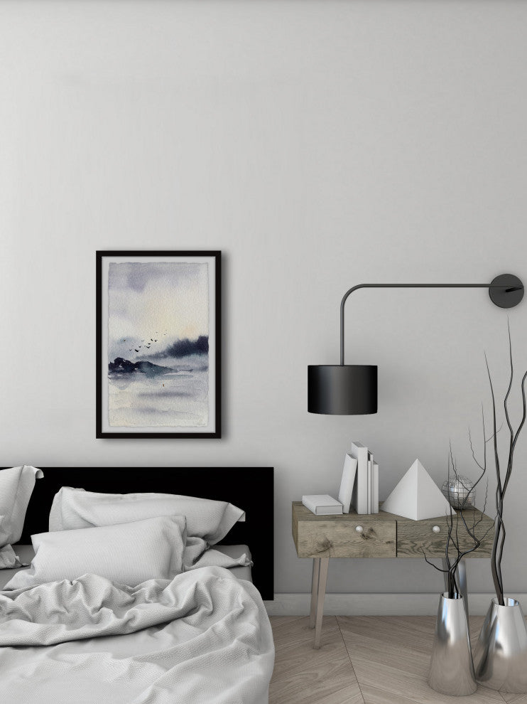 "Take Time to Reflect" Framed Painting Print, 16x24