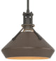 Henry with Chamfer Pendant, Natural Iron, Bronze Accents