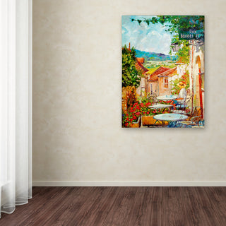 David Lloyd Glover 'Provence Cafe Morning' Canvas Art, 24"x32"