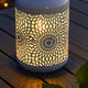 Metal Cutout Solar Powered Hanging Lantern, 2-Piece Set