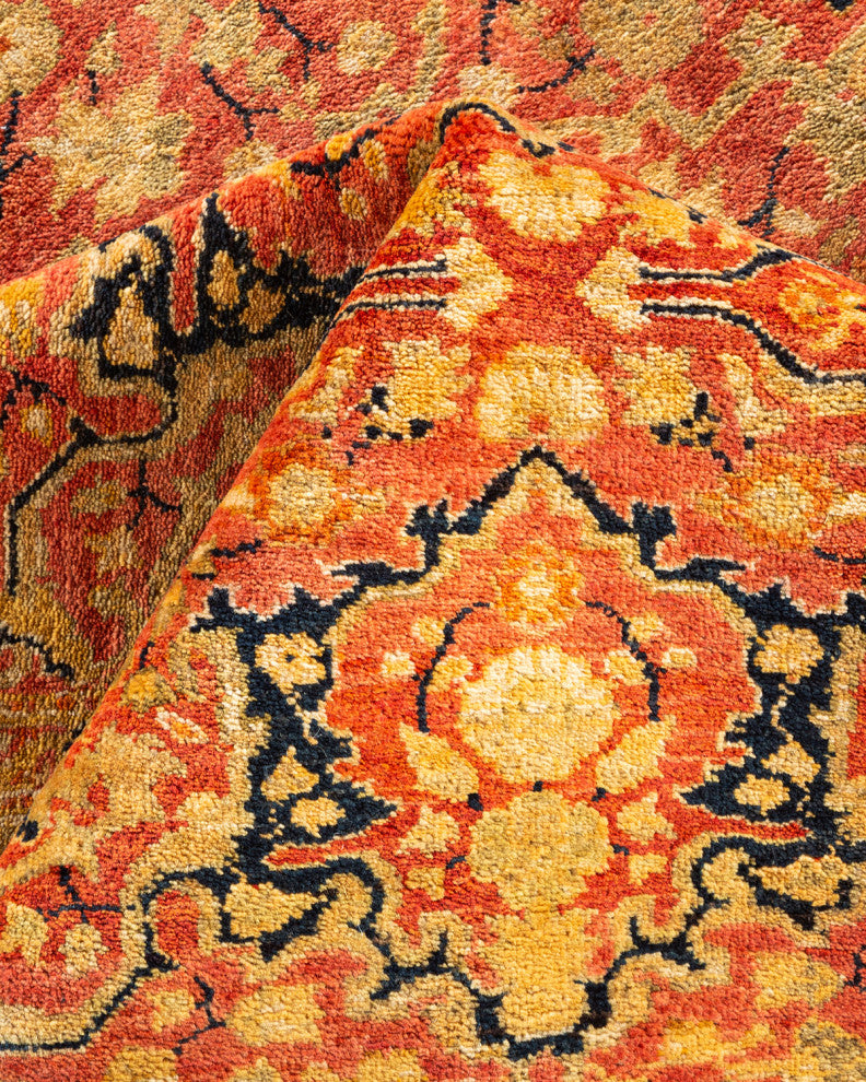 Mogul, One-of-a-Kind Hand-Knotted Area Rug Orange, 12'3"x17'1"