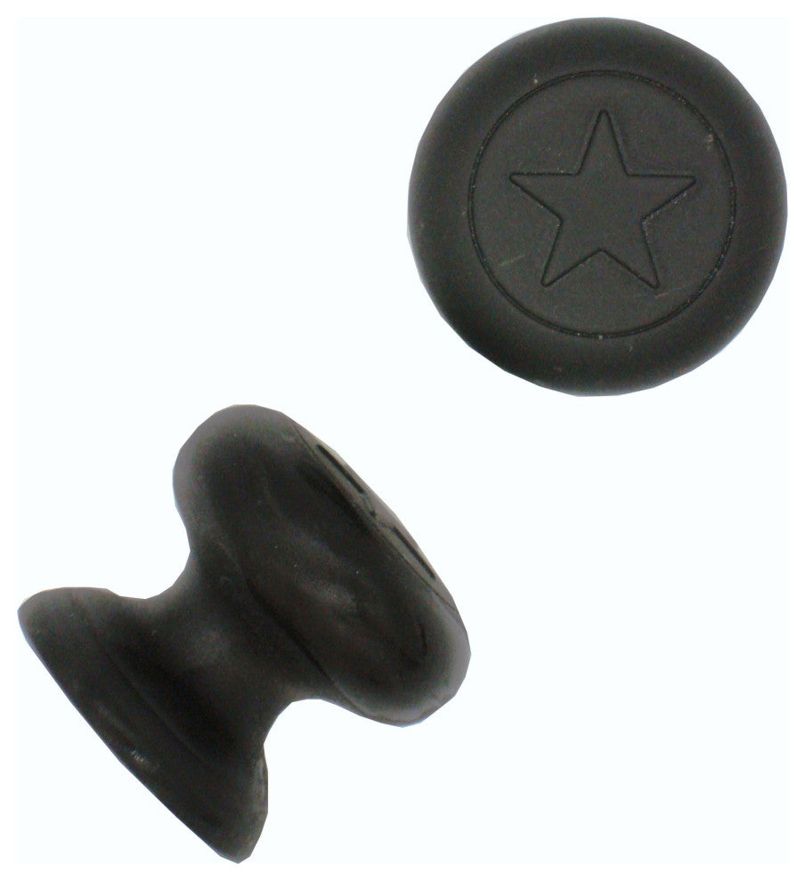 Raised Star Knob, Oil Rubbed Bronze