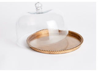 Braiden Tray, With Cloche, Large