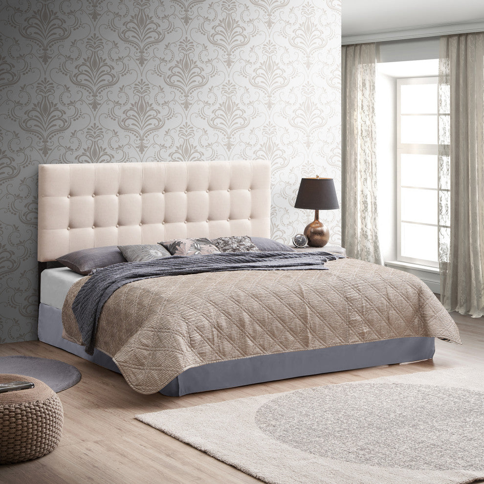 Kirkwood 77.95" W Beige King Headboard