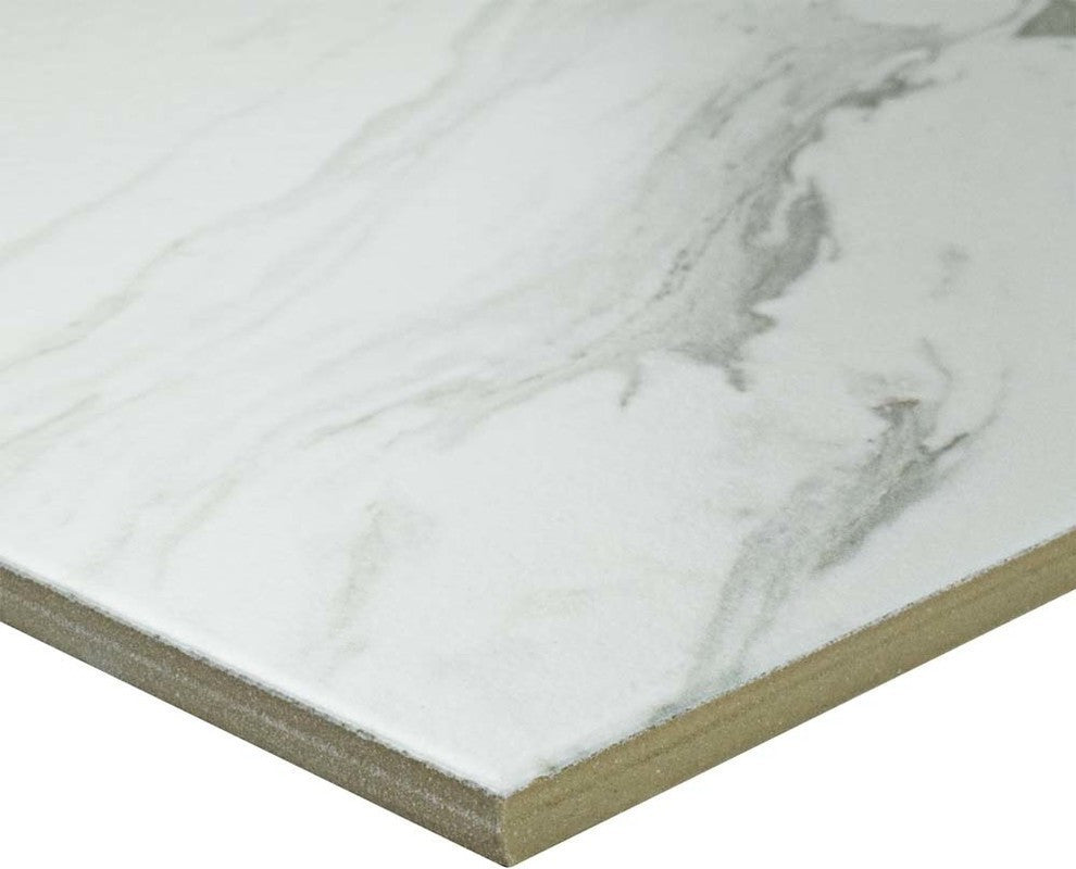 Eterno Carrara Porcelain Floor and Wall Tile, Sample