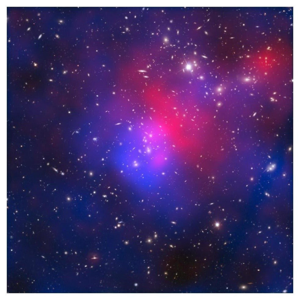 "Pandora's Cluster - Abell 2744" Digital Paper Print by NASA, 32"x32"
